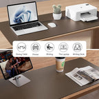 Aothia Leather Desk Pad Protector, Office Desk Mat, Large Mouse Pad, Non-Slip - Image 6
