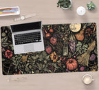 Desk Mat Botanical Witchery Mouse Pad Gaming Mat Dark Keyboard Mat, Long Mouse - Image 5