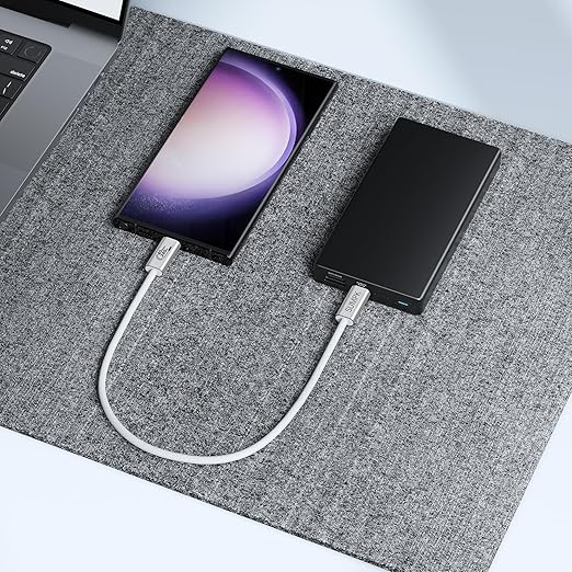 1 FT Short USB4 Cable 2 Packs, 240W USB C to USB C 40gbps Fast Charging - Image 3